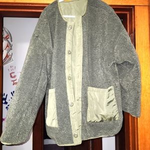Olive Green XL Reversible Jacket